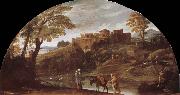 Annibale Carracci Escape to Egypt painting